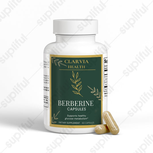 Clariva Berberine Metabolic Support Capsules (3 Bottles Bundle)