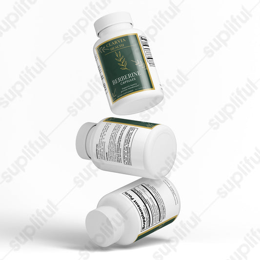Clariva Berberine Metabolic Support Capsules (2 Bottles Bundle)